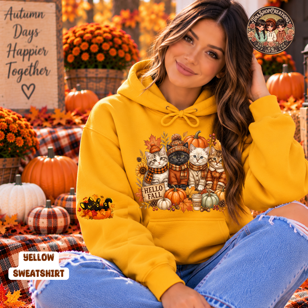 Fall Cat Sweatshirt