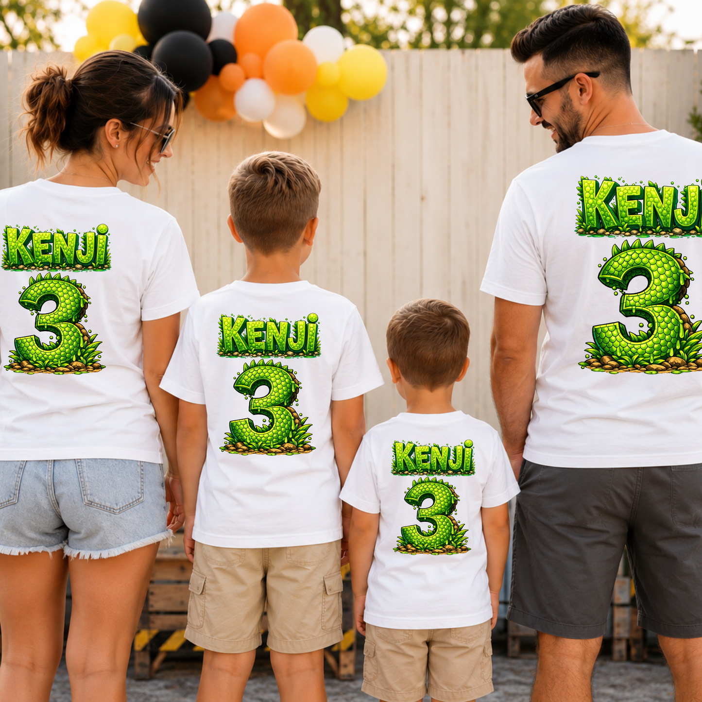 Camisa de cumpleaños 3 Rex