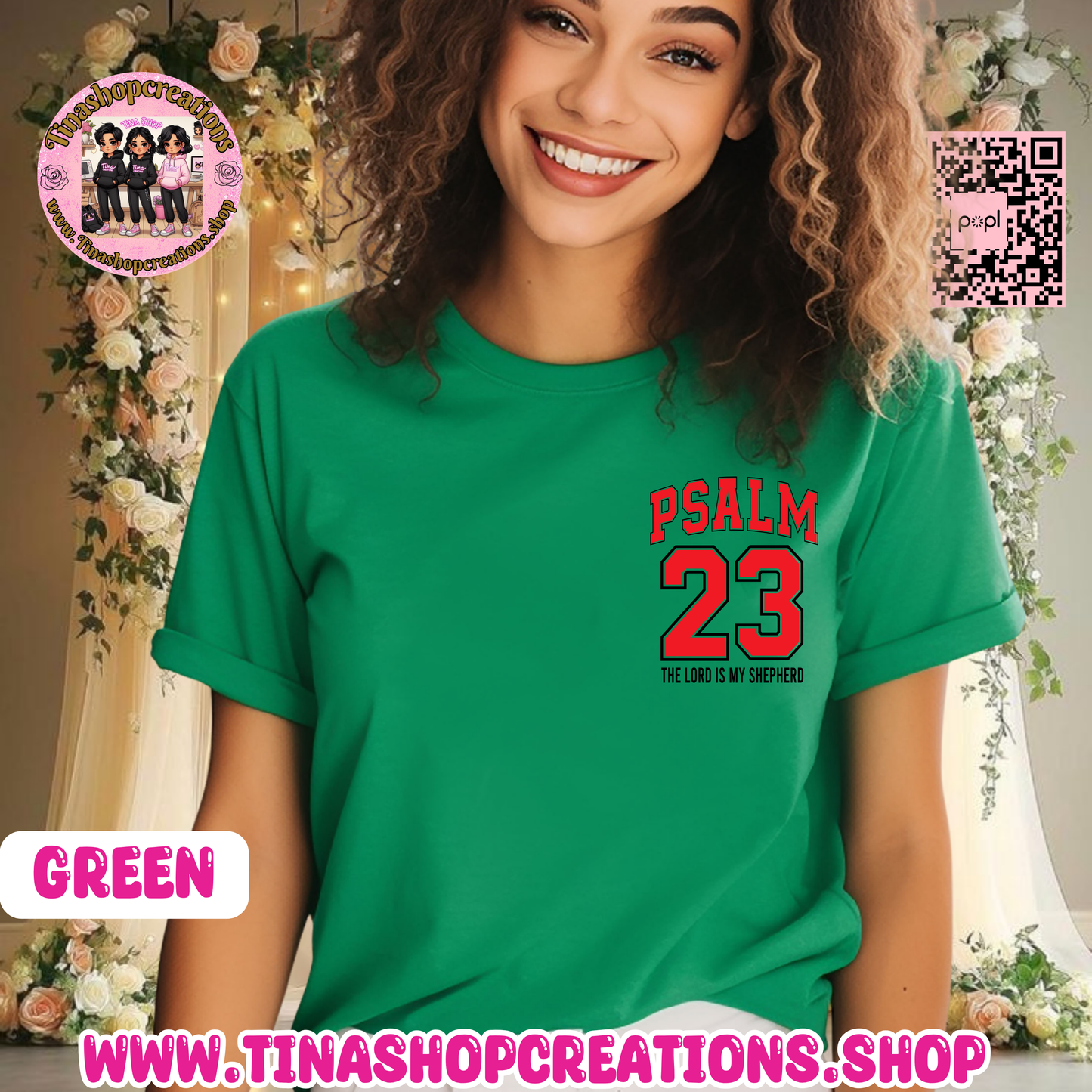 Psalm 23 Inspirational Faith Apparel