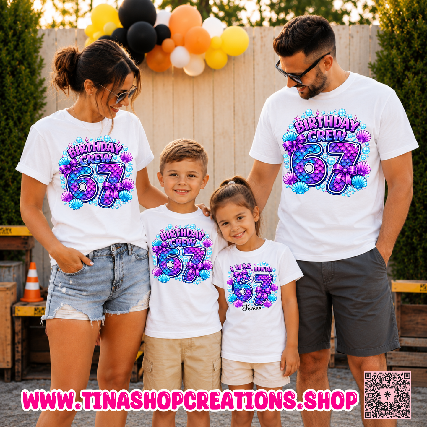 Mermaid 67 Birthday Shirt Girl