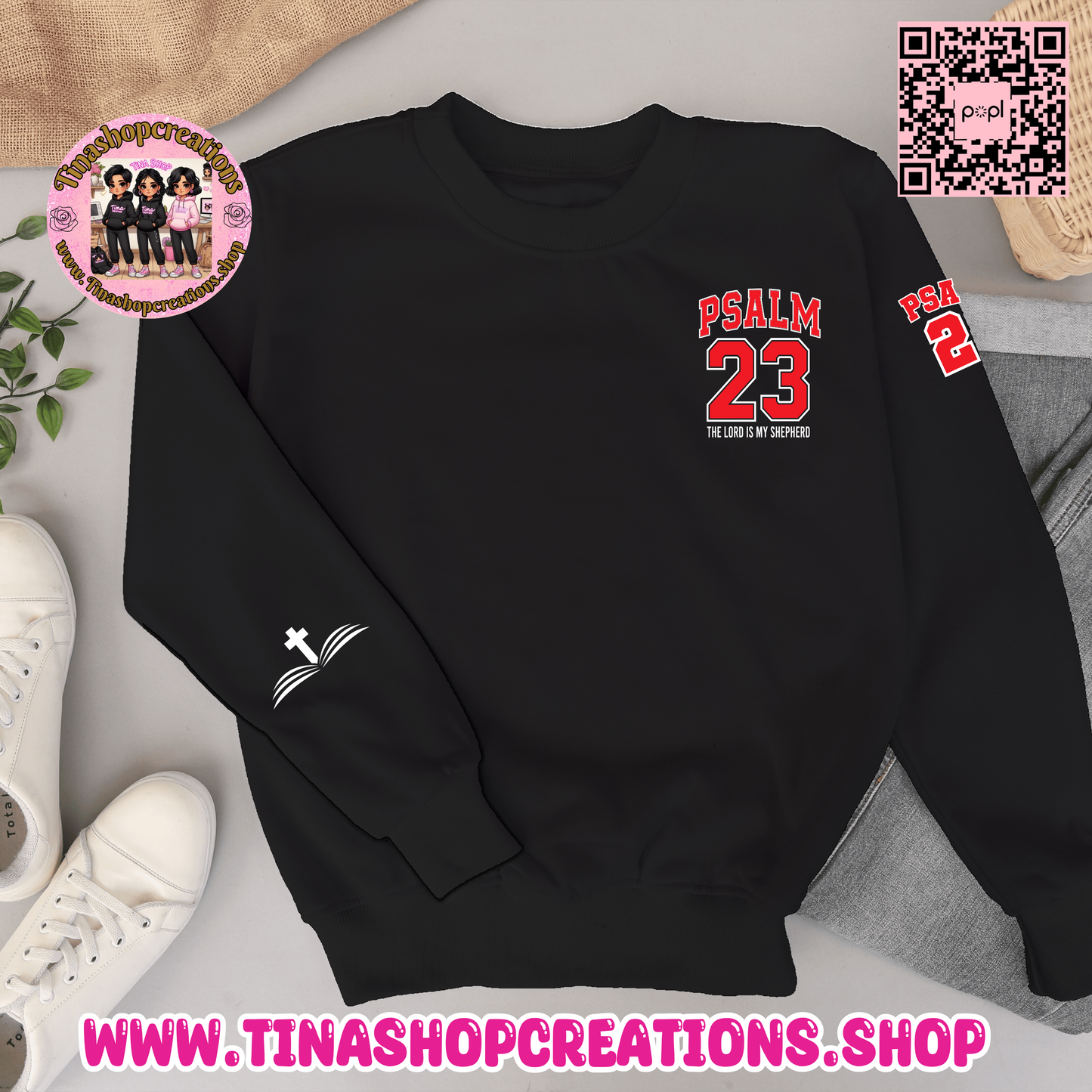 Psalm 23 Inspirational Faith Apparel