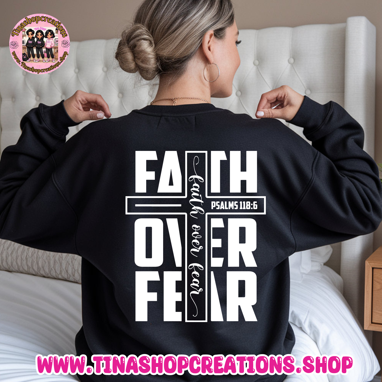 Jesus Faith Over Fear Apparel