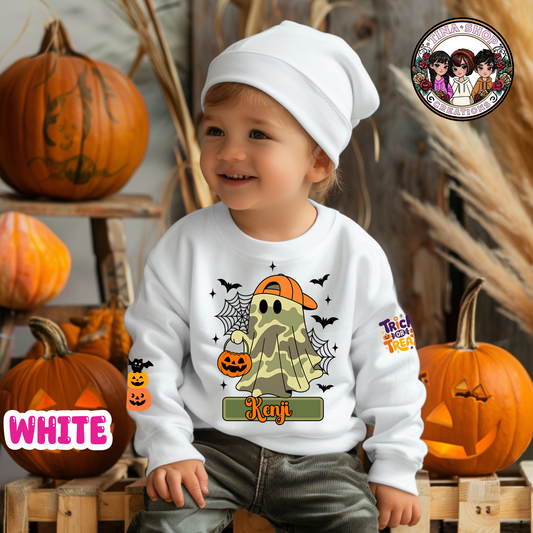 Personalized Camo Ghost Halloween