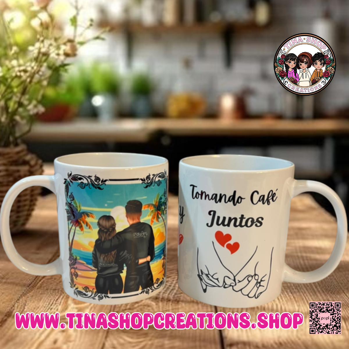 Personalized Couple Coffee Mug - Fall