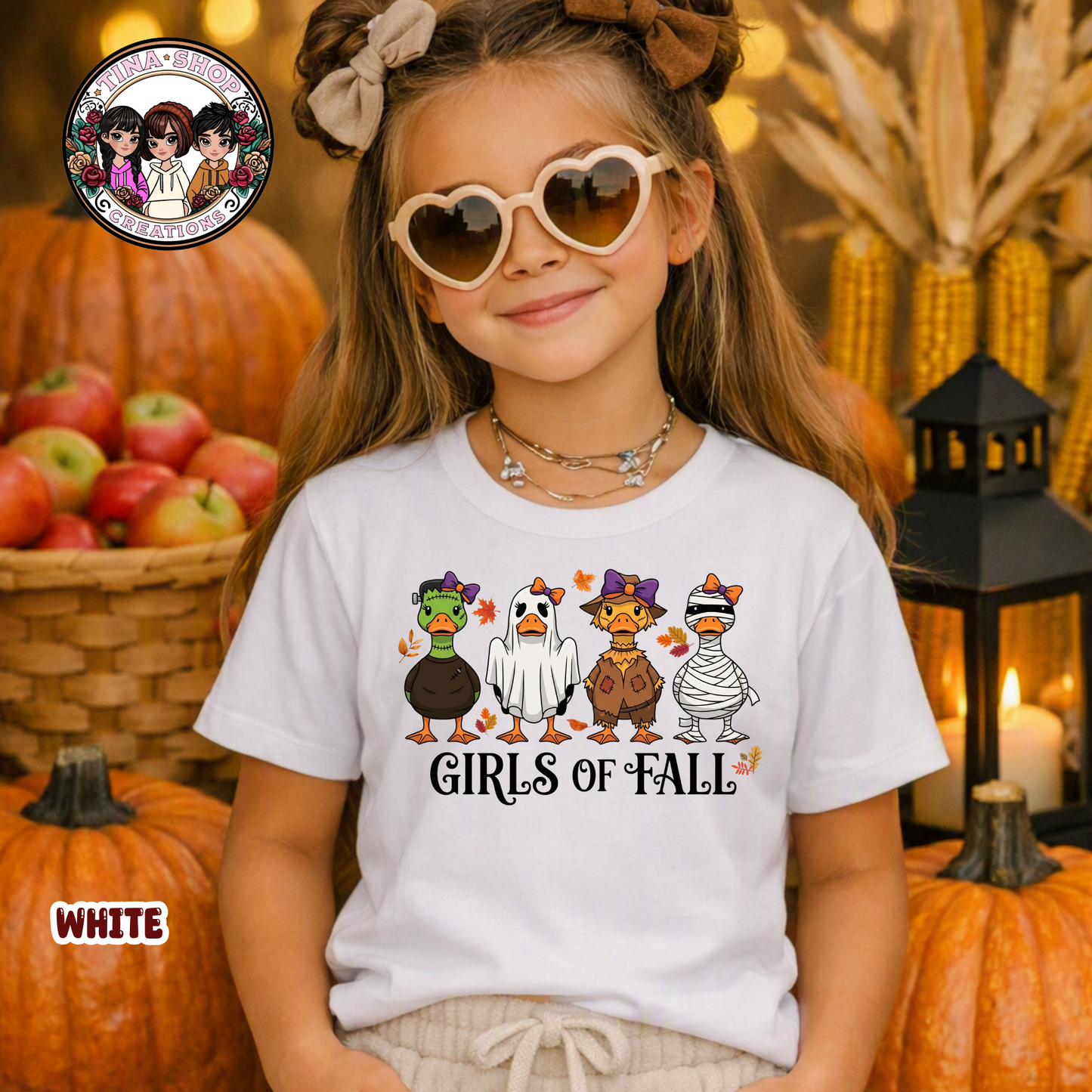 Camiseta Niñas de Otoño