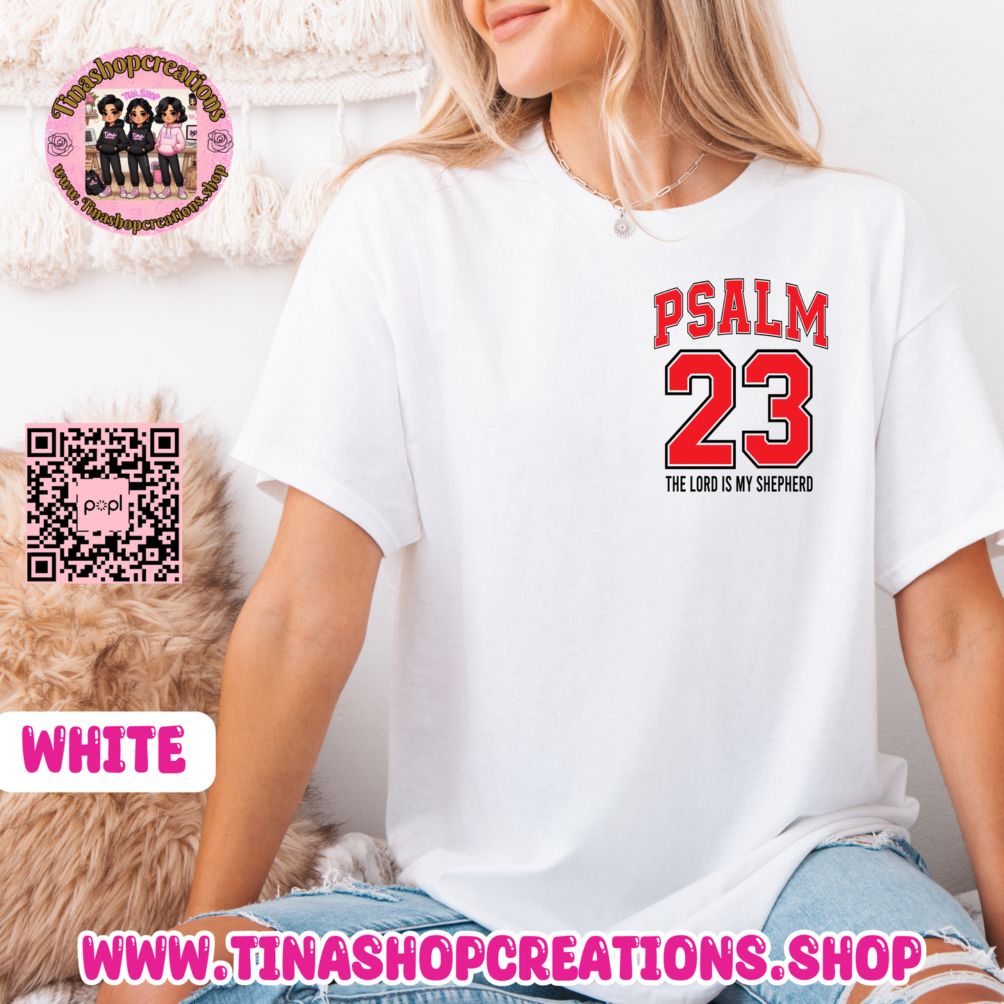 Psalm 23 Inspirational Faith Apparel