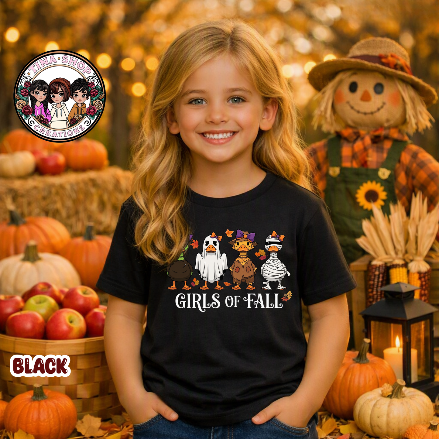 Camiseta Niñas de Otoño