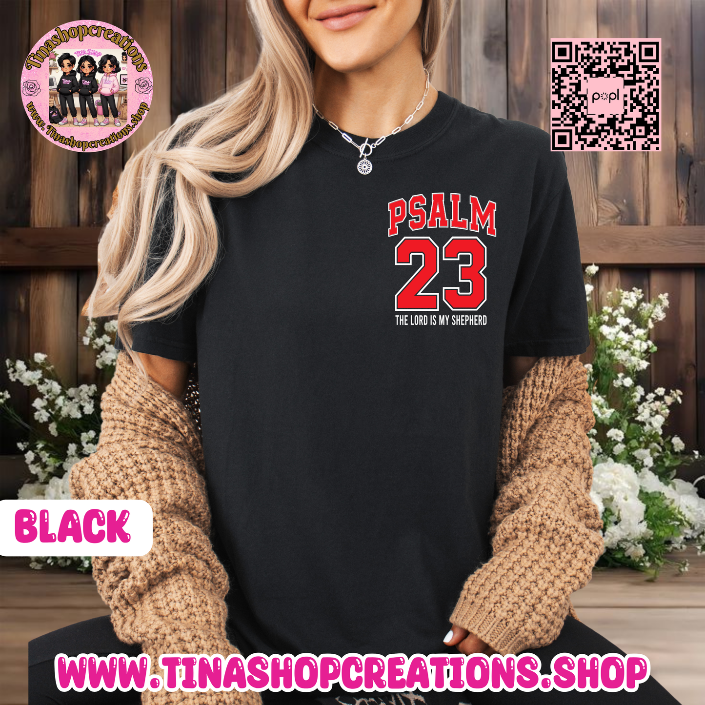Psalm 23 Inspirational Faith Apparel
