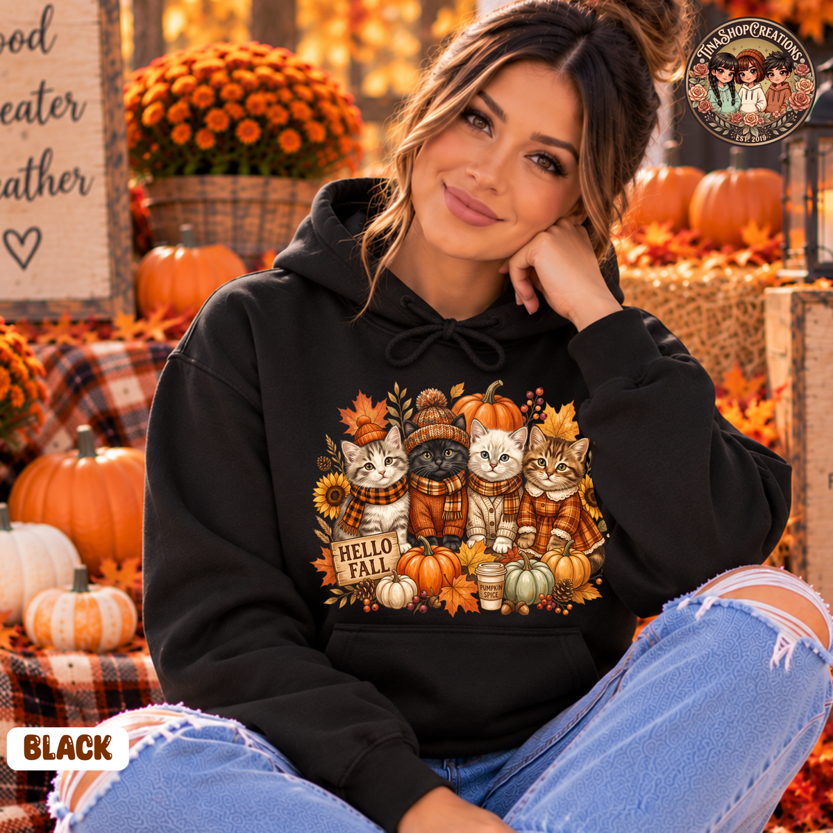 Fall Cat Sweatshirt
