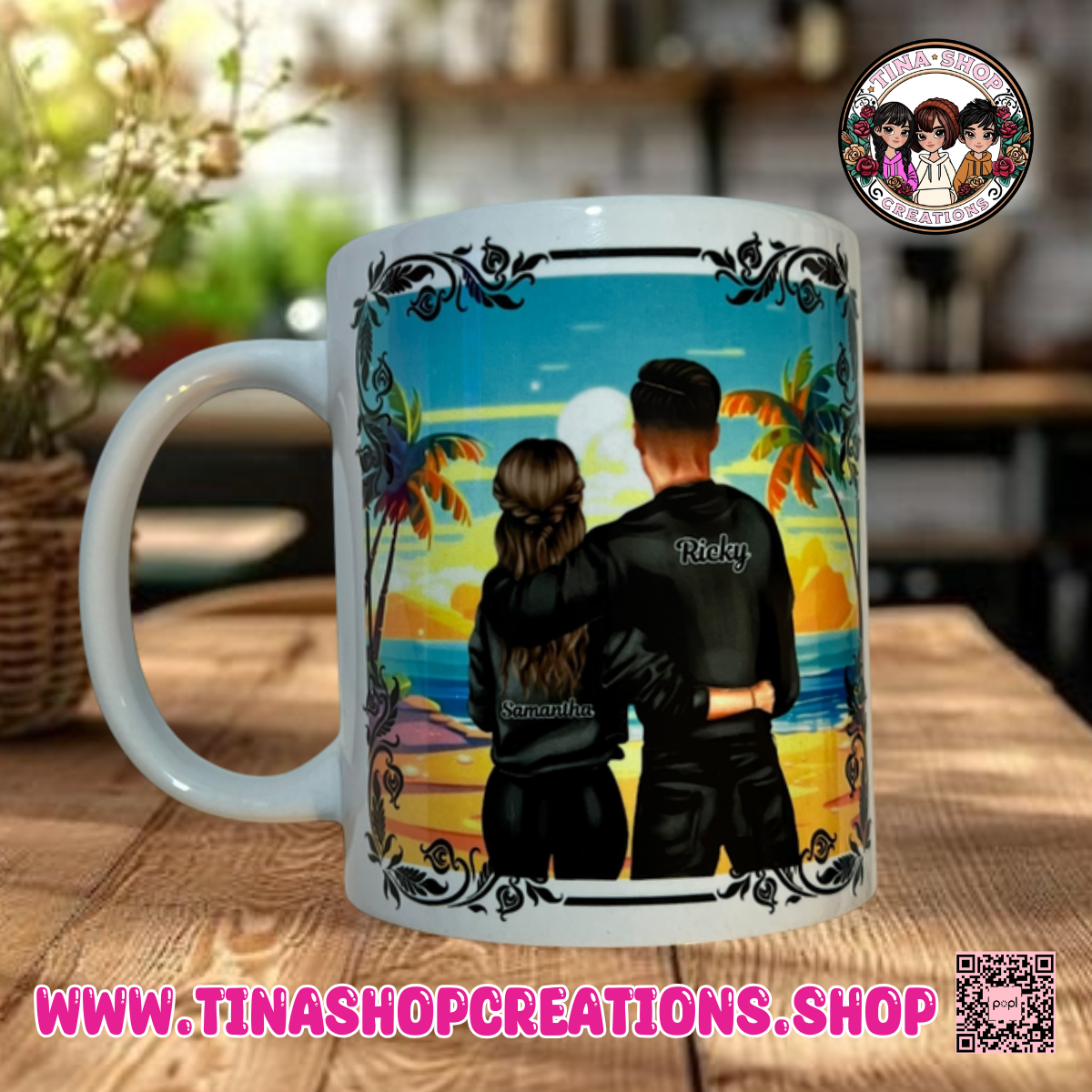 Personalized Couple Coffee Mug - Fall