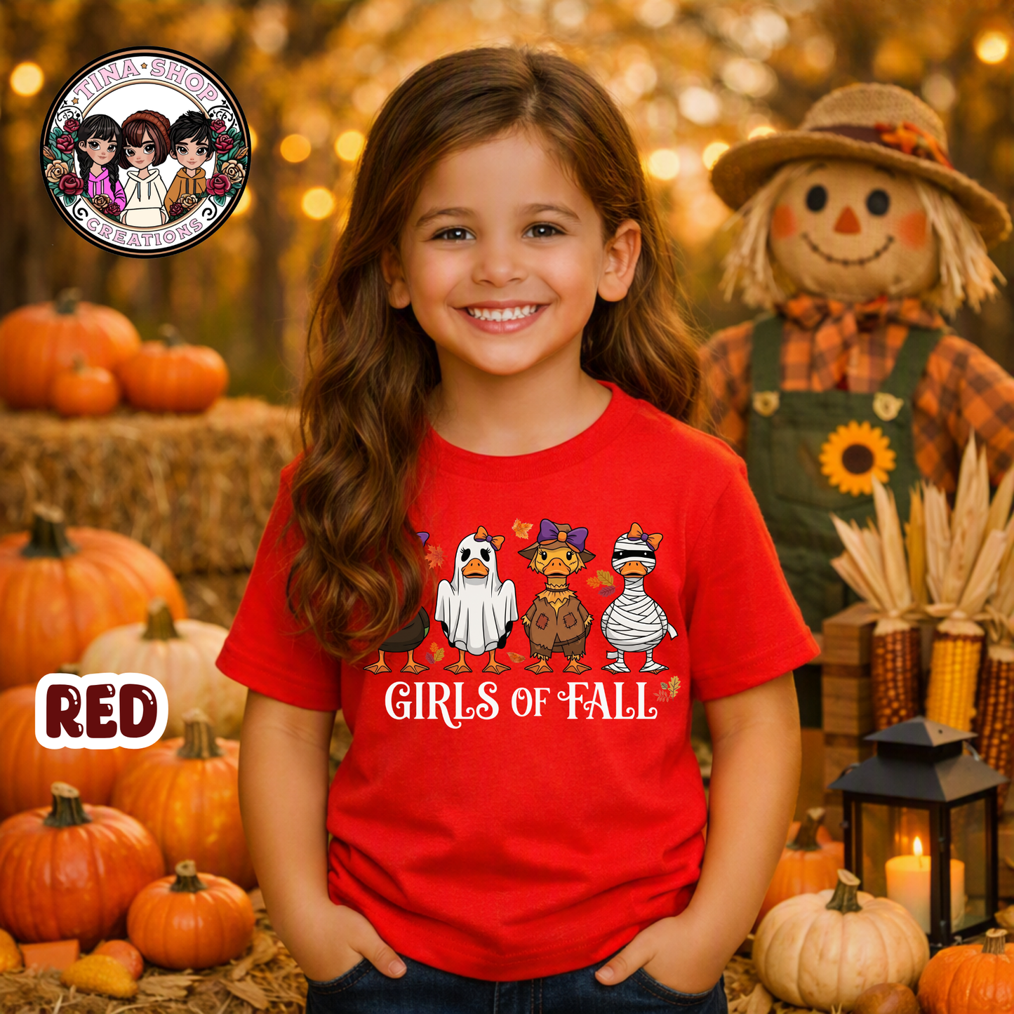 Camiseta Niñas de Otoño