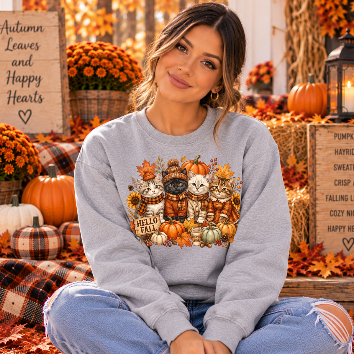 Fall Cat Sweatshirt
