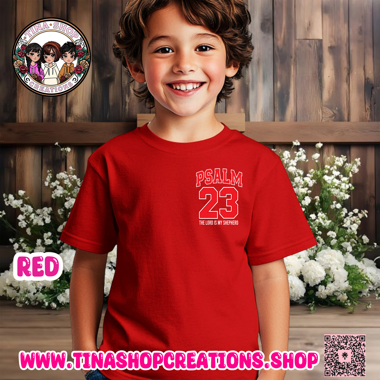 Kids Psalm 23 Shirt