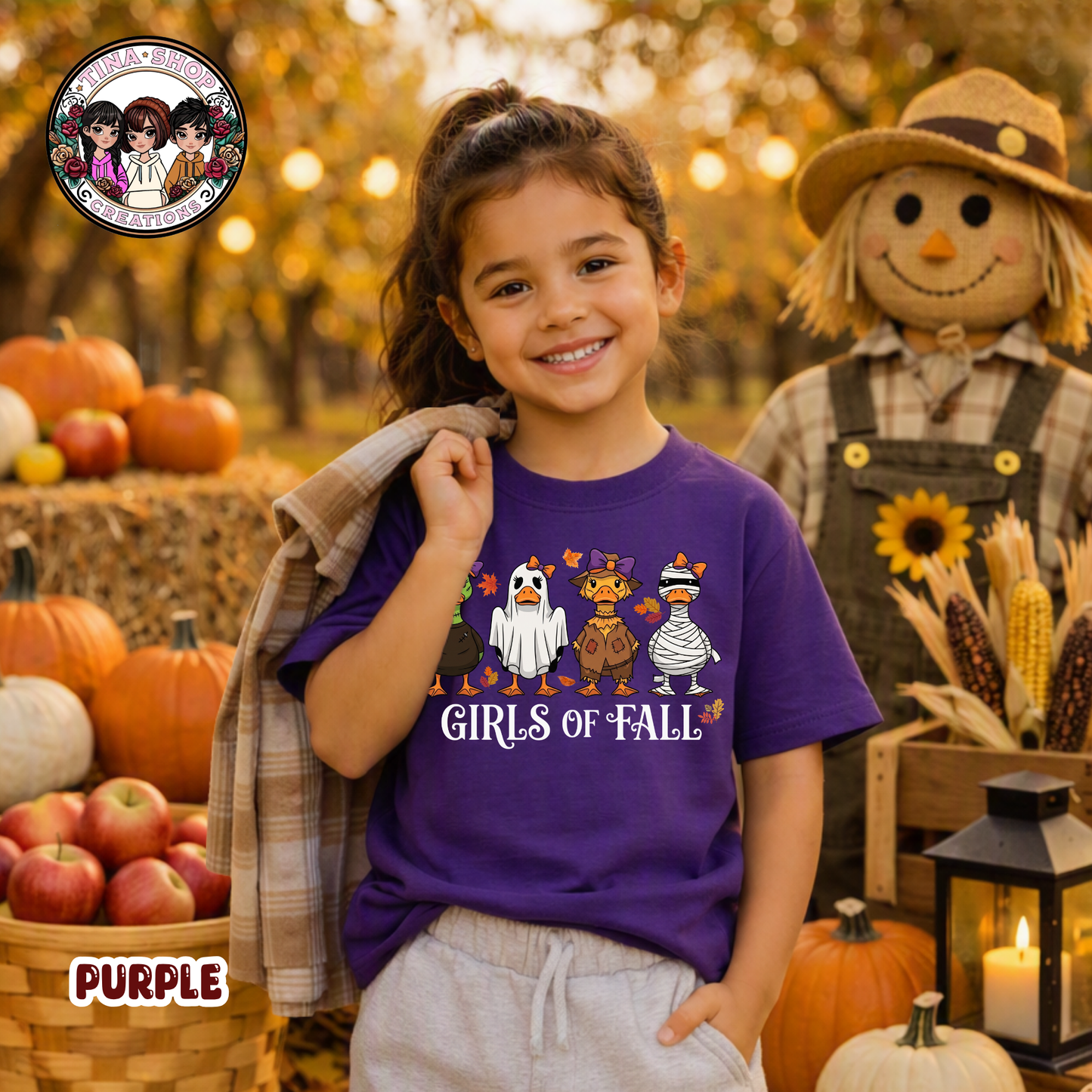 Camiseta Niñas de Otoño