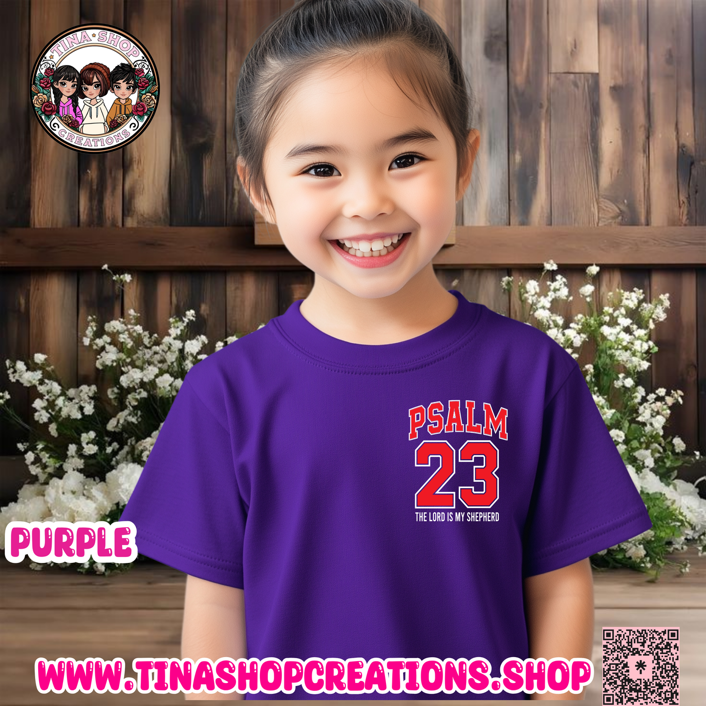 Kids Psalm 23 Shirt