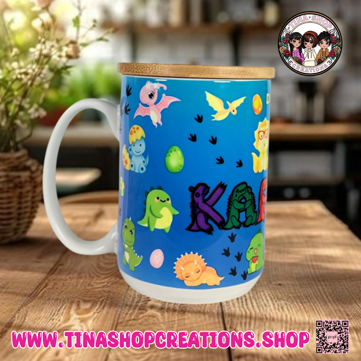 Name-a-Saurus- Personalized Mug