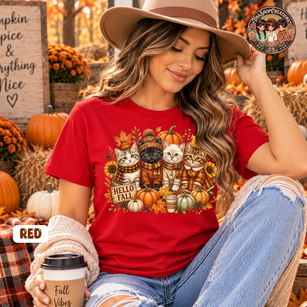 Fall Cat Sweatshirt