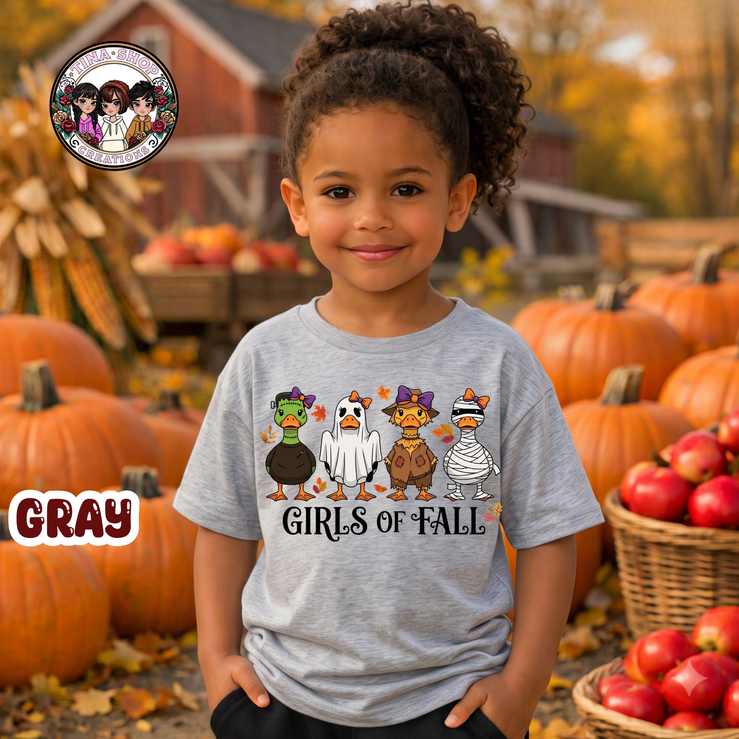 Camiseta Niñas de Otoño