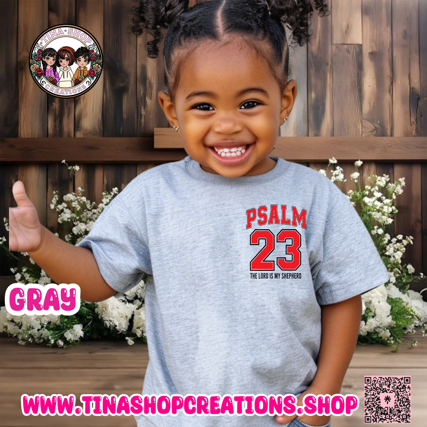 Kids Psalm 23 Shirt