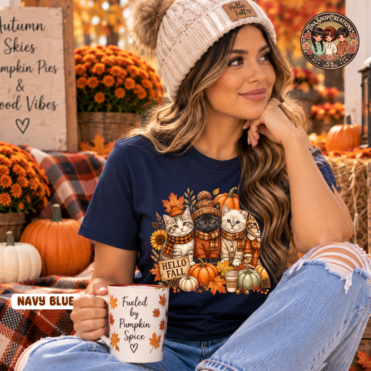 Fall Cat Sweatshirt