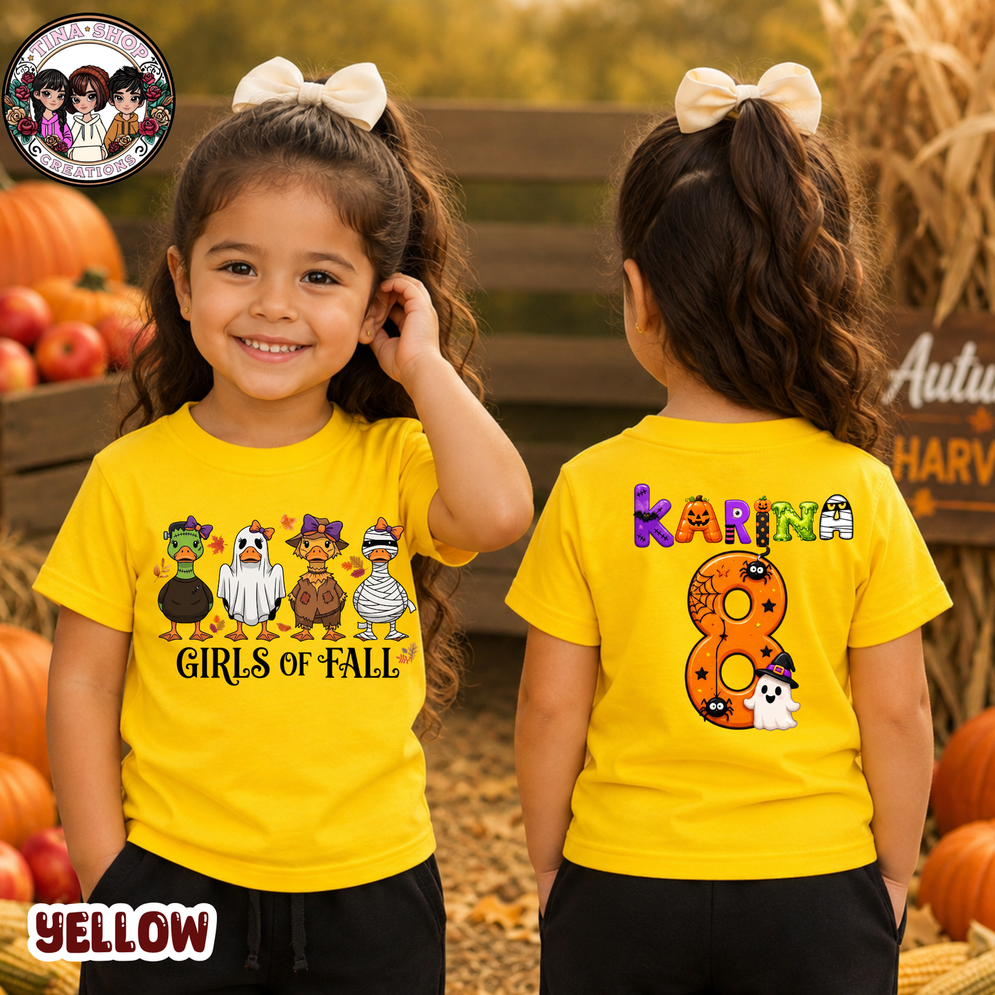 Camiseta Niñas de Otoño