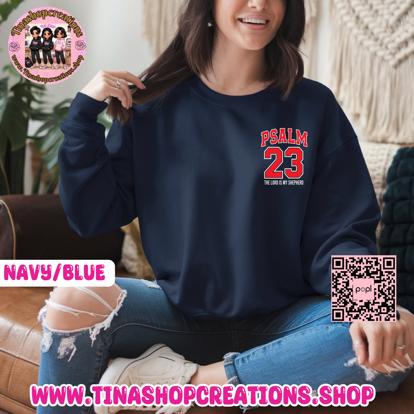 Psalm 23 Inspirational Faith Apparel
