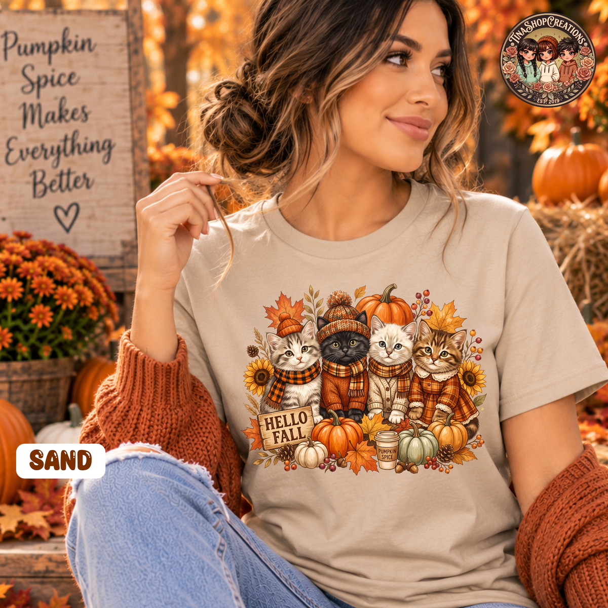 Fall Cat Sweatshirt
