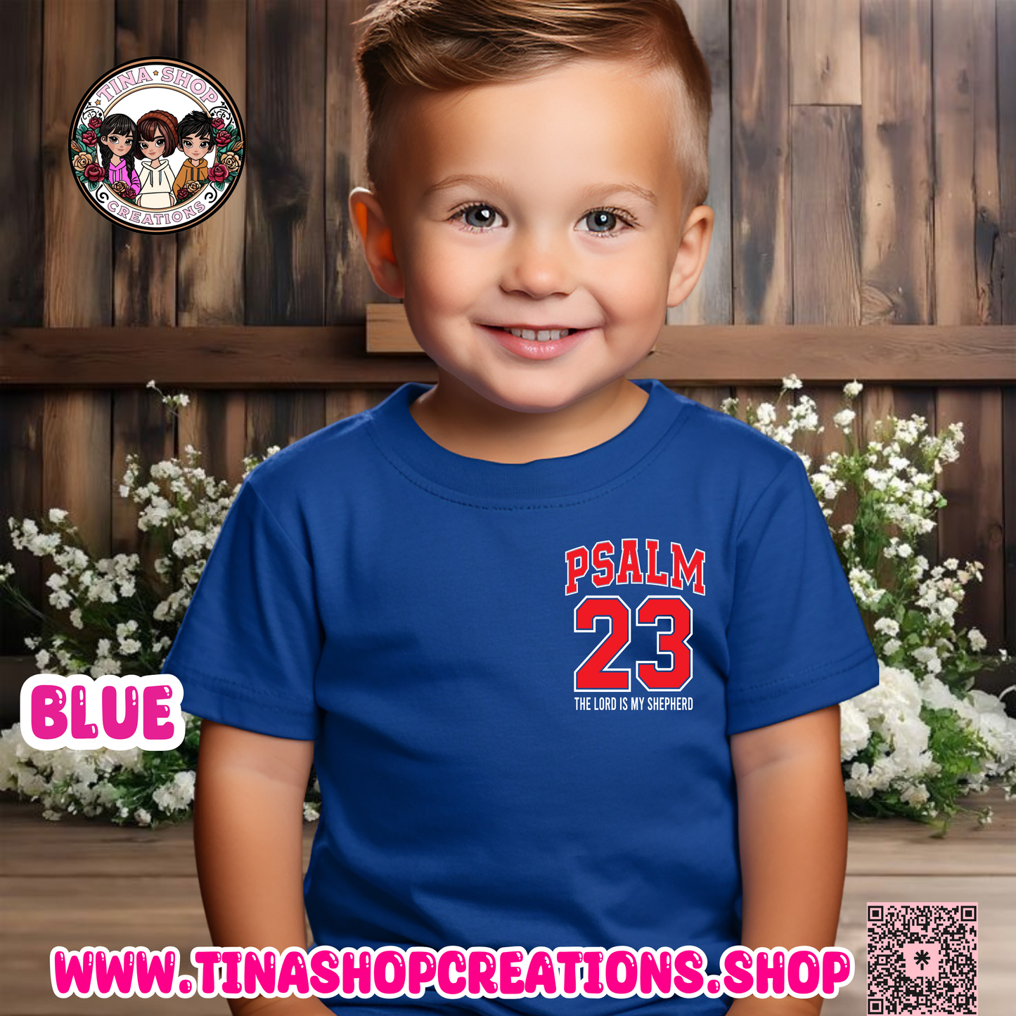 Kids Psalm 23 Shirt