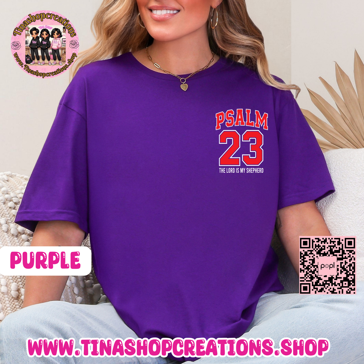 Psalm 23 Inspirational Faith Apparel