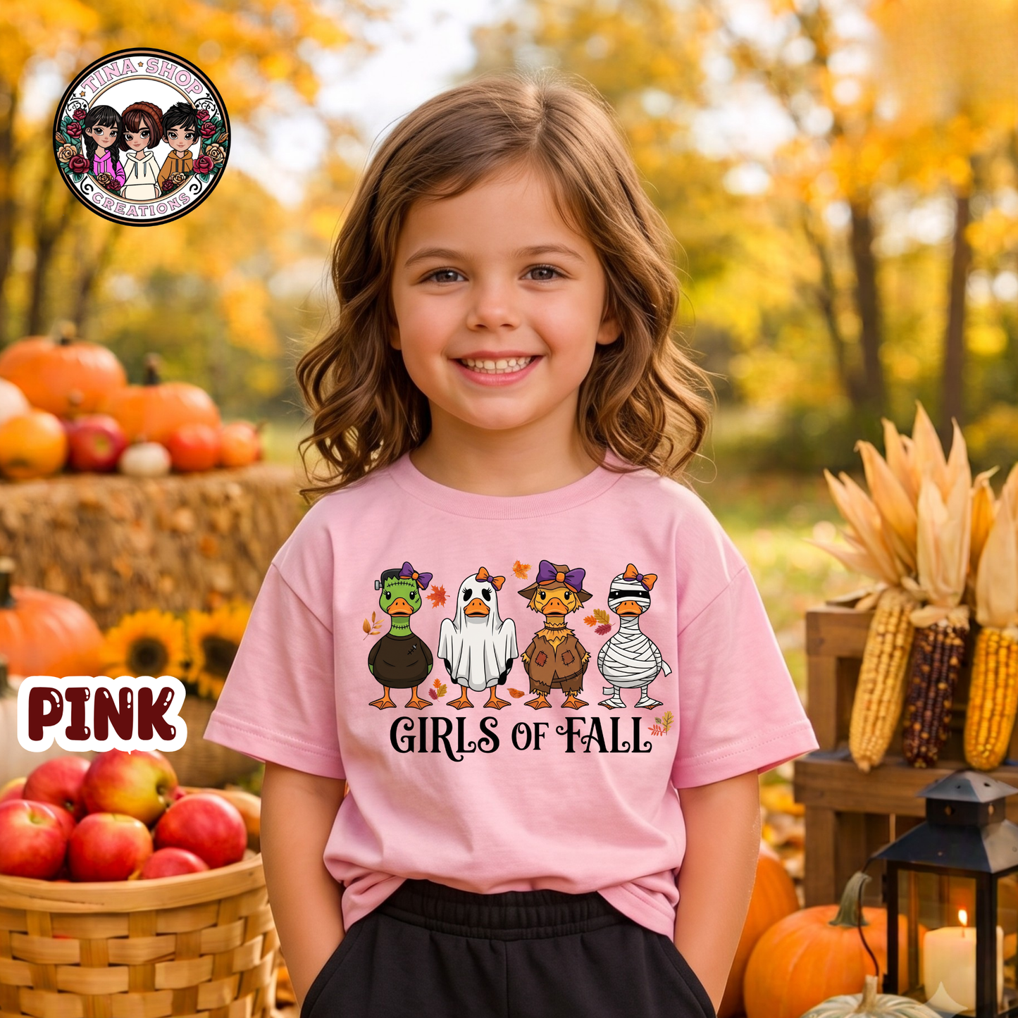 Camiseta Niñas de Otoño