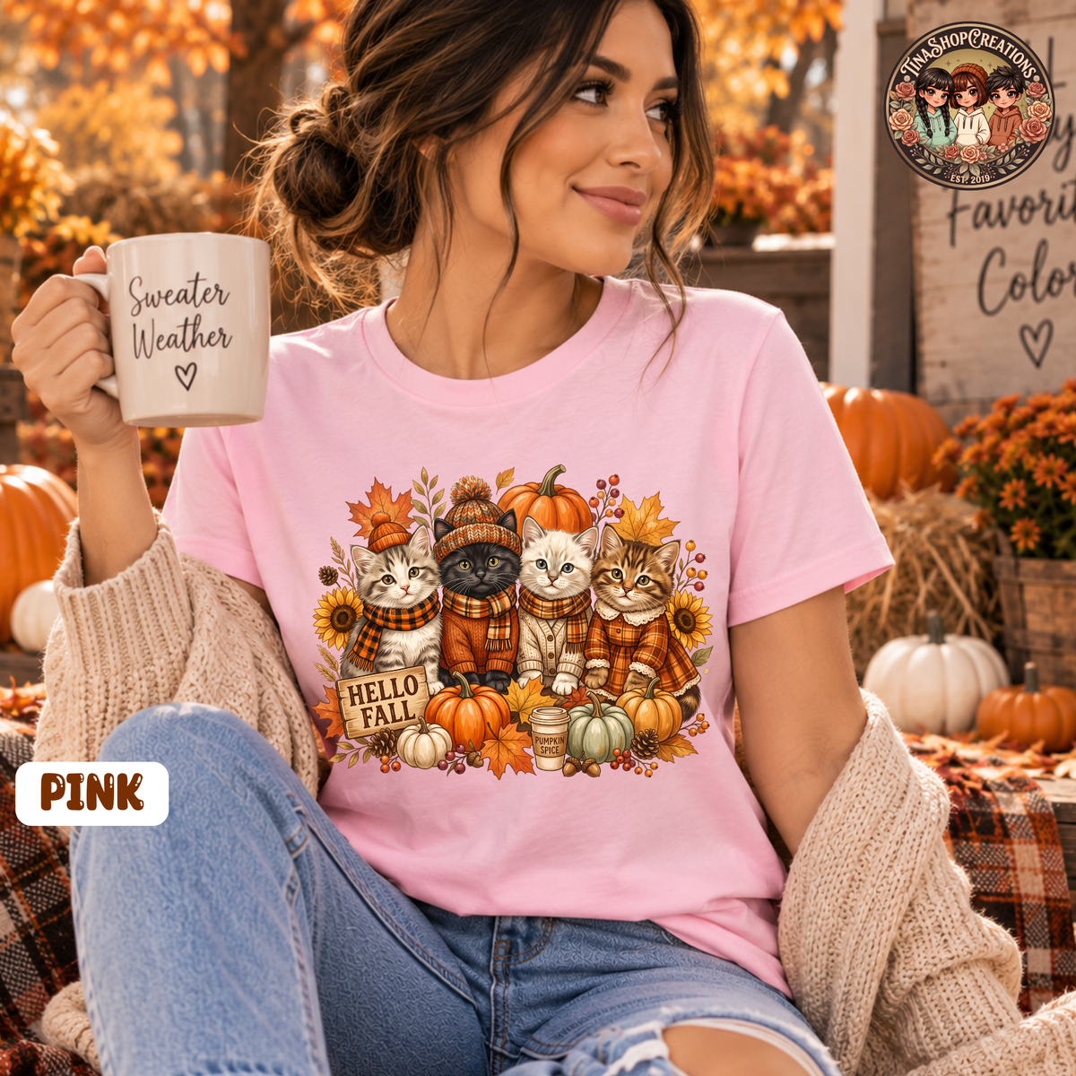 Fall Cat Sweatshirt