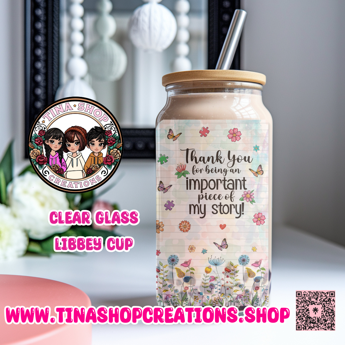 Vaso personalizado de artista de uñas con paja, regalo de vaso de jefe de uñas para ella, vaso de uñas de brillo con paja, vaso de regalo de manicurista 