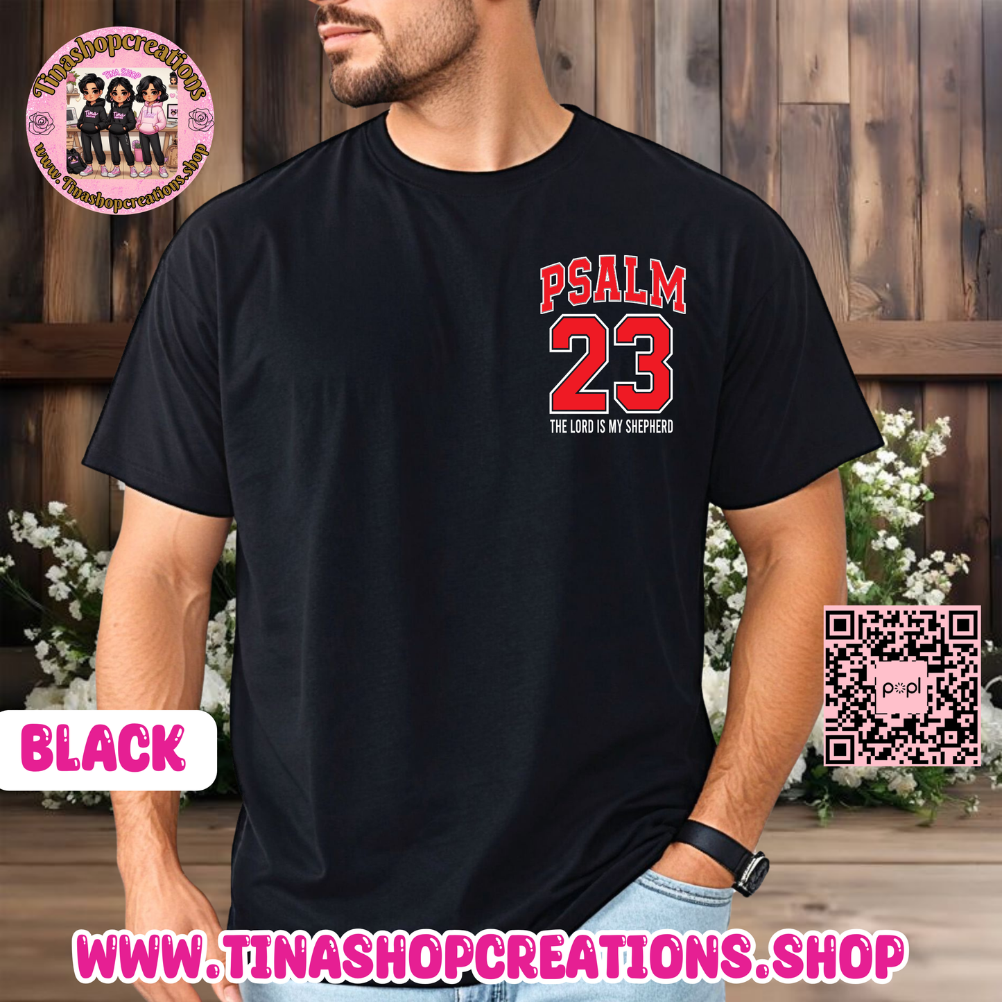 Psalm 23 Inspirational Faith Apparel
