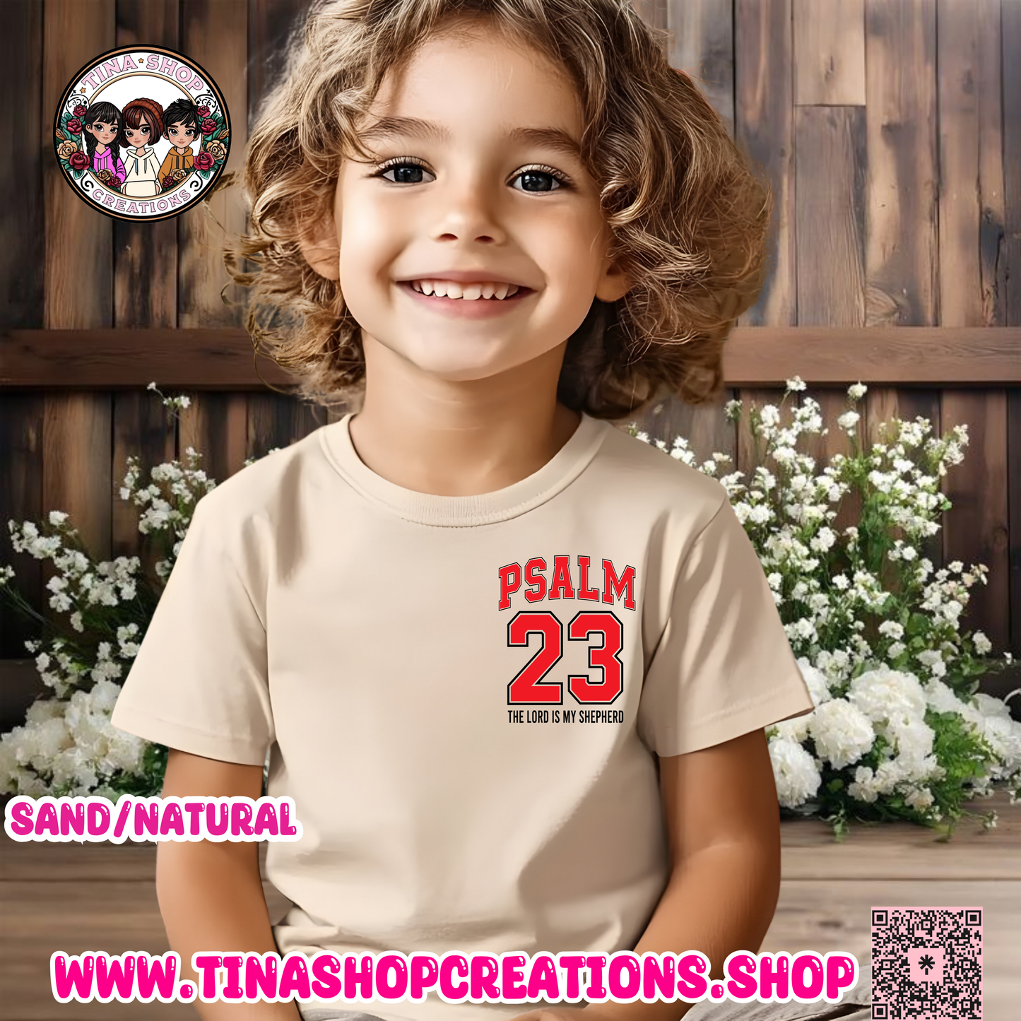 Kids Psalm 23 Shirt