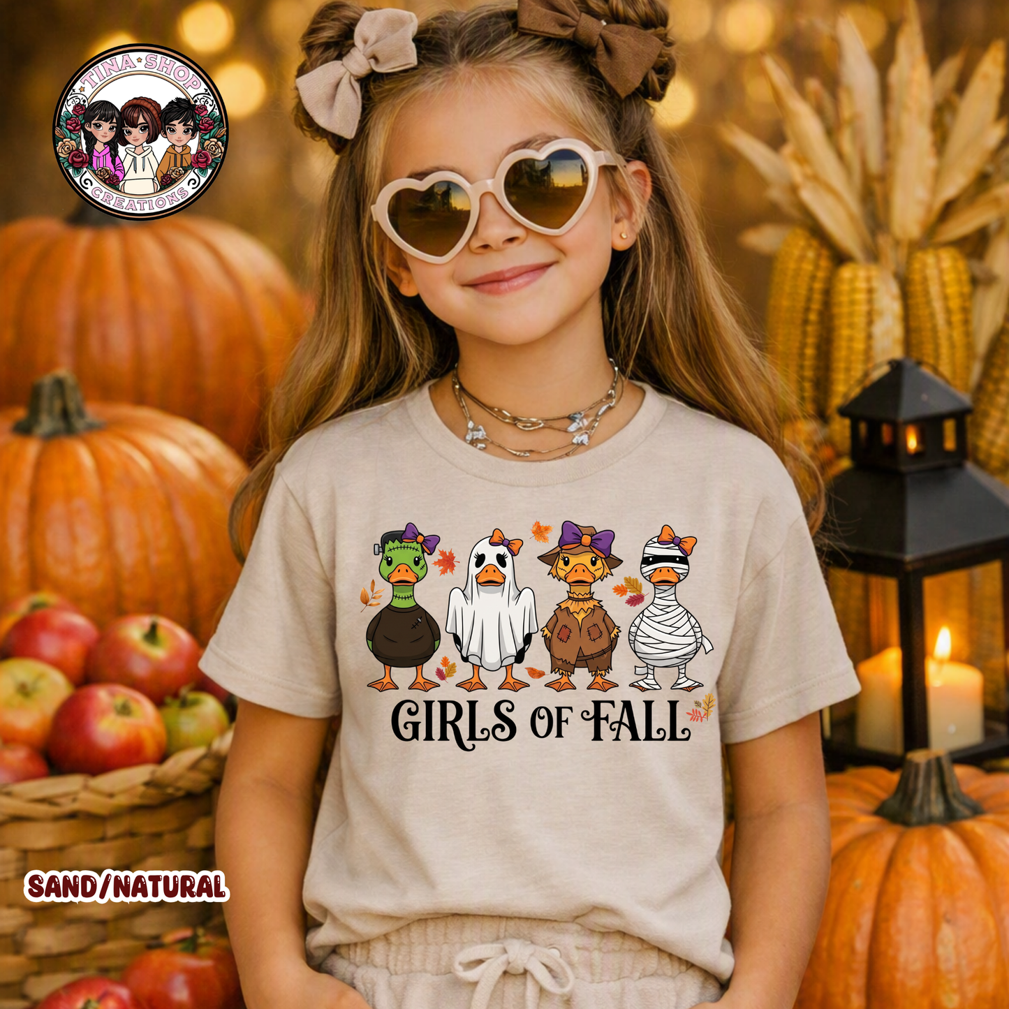 Camiseta Niñas de Otoño