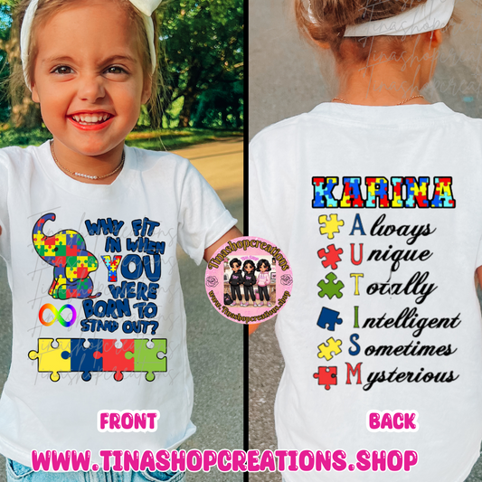 Inspirational Autism Awareness Shirt