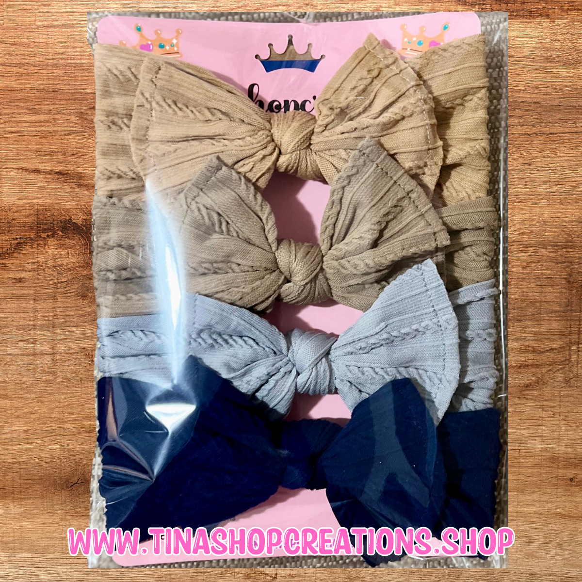 Versatile Cable Knit Headband for Baby - Comfortable and Stretchy, Boho Bow Headband, Neutral Headbands