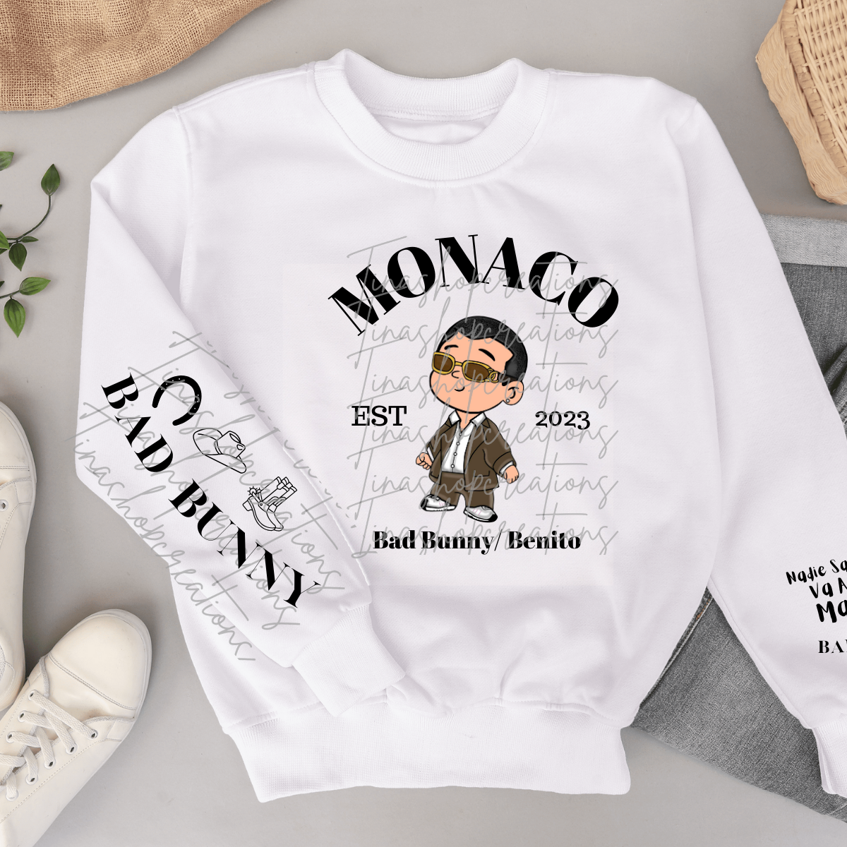 Bad Bunny Benito Monaco Design, Nadie Sabe Lo Que Va a Pasar Mañana
