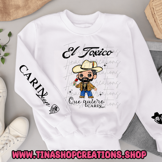 Carin Leon inspiró 'El Toxico que quiero' camiseta, sudadera y sudadera con capucha de diseño lindo