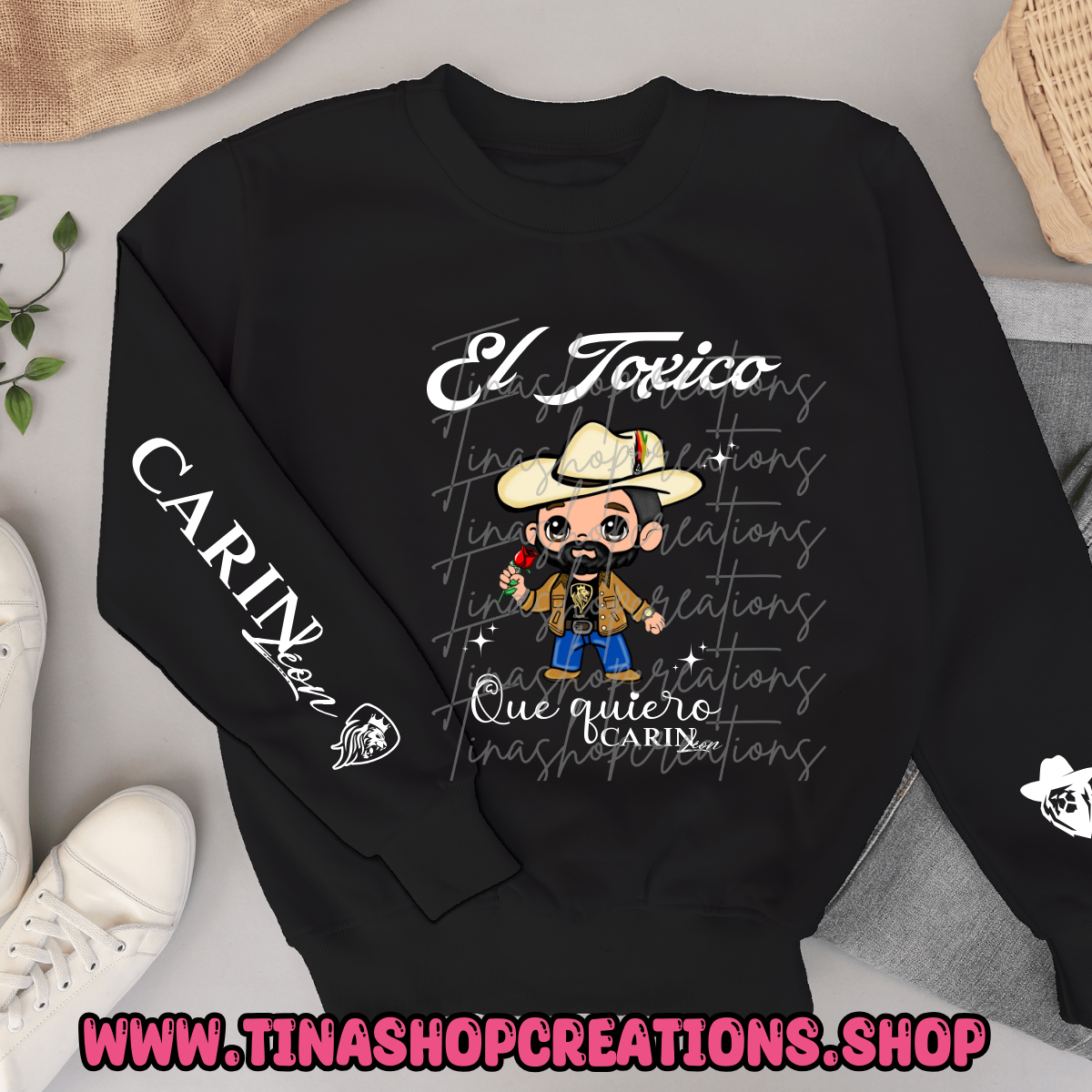 Carin Leon inspiró 'El Toxico que quiero' camiseta, sudadera y sudadera con capucha de diseño lindo