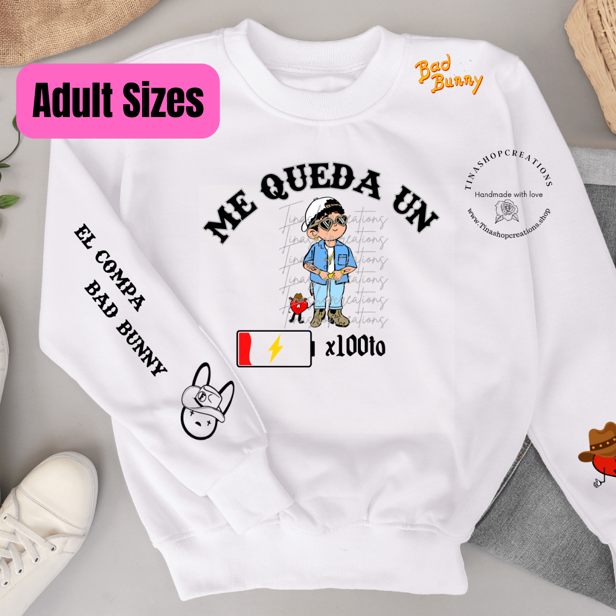 Me Queda un porciento -Combina con tu Mini - Inspirado en bad Bunny y Grupo Frontera, camisetas familiares a juego